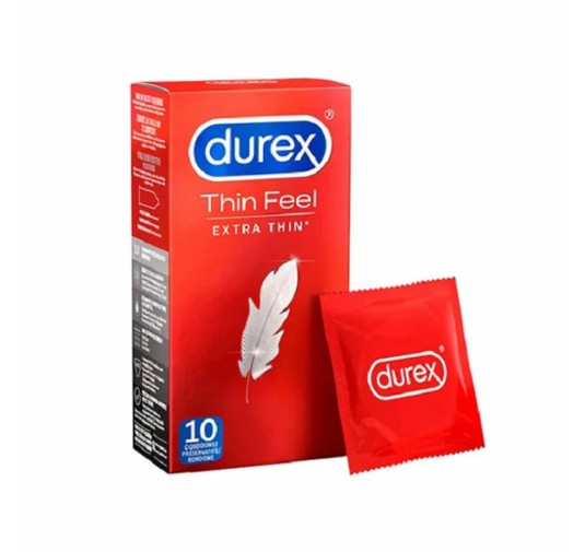 Prezerwatywy cienkie - Durex Thin Feel Extra Thin 10 szt